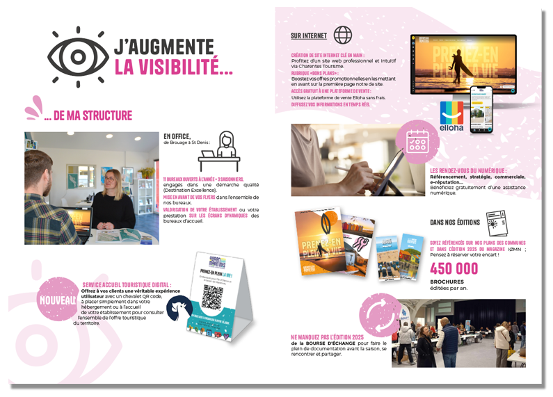 Création graphique et mise en page brochure digitale par Gaëlle Carmagnac Graphiste Print, île d'Oléron, Marennes, Charente Maritime