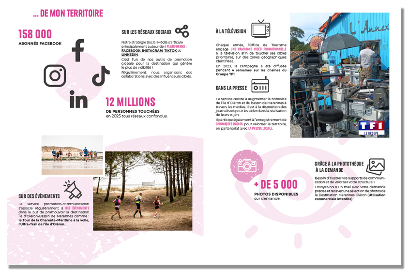 Création graphique et mise en page brochure digitale par Gaëlle Carmagnac Graphiste Print, île d'Oléron, Marennes, Charente Maritime