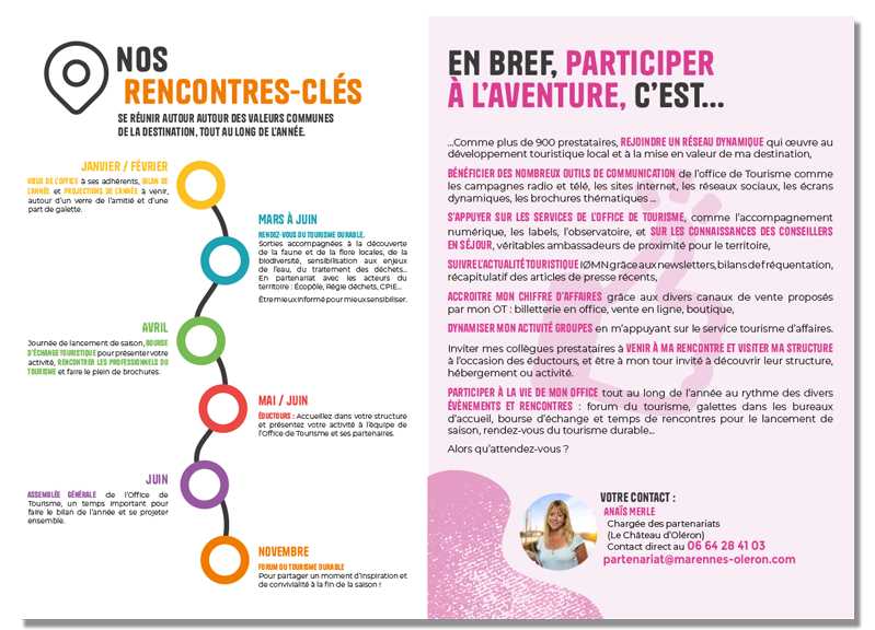 Création graphique et mise en page brochure digitale par Gaëlle Carmagnac Graphiste Print, île d'Oléron, Marennes, Charente Maritime