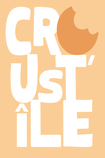 Création graphique de l'identité visuelle complète pour Croust'Île par Gaëlle Carmagnac Graphiste Print, Île d'Oléron, Marennes, Charente Maritime