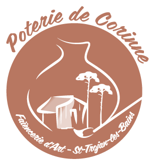 Création graphique de l'identité visuelle pour Poterie de Corinne par Gaëlle Carmagnac Graphiste print