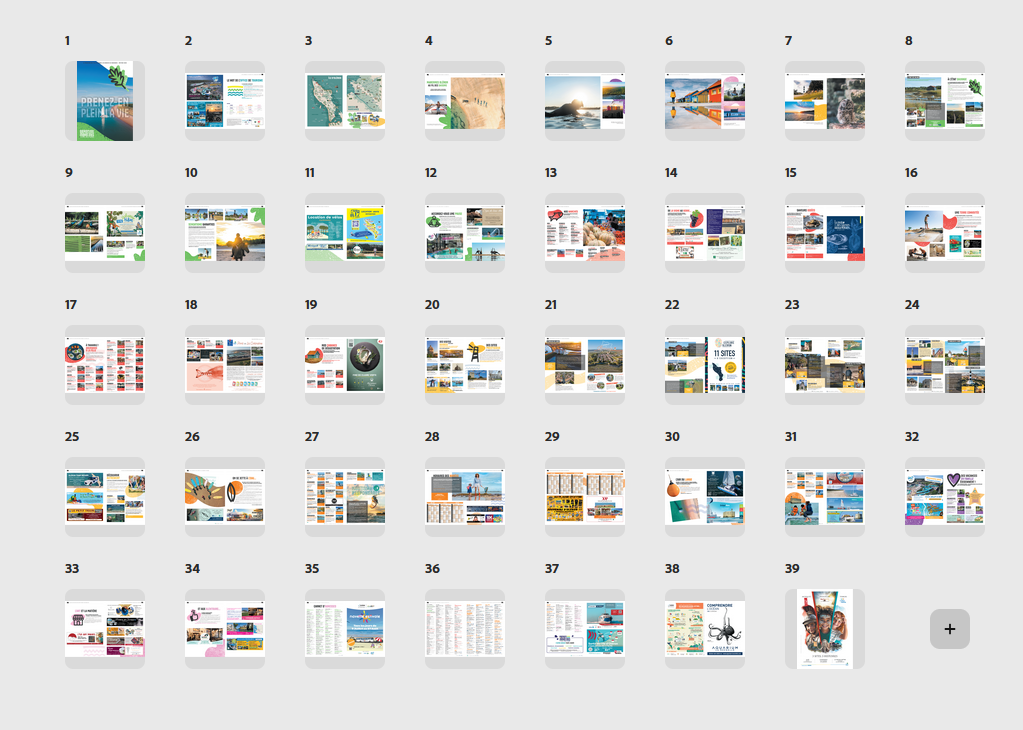 Direction artistique, création graphique et mise en page de magazines par Gaëlle Carmagnac Graphiste Print, île d'Oléron, Marennes, Charente Maritime