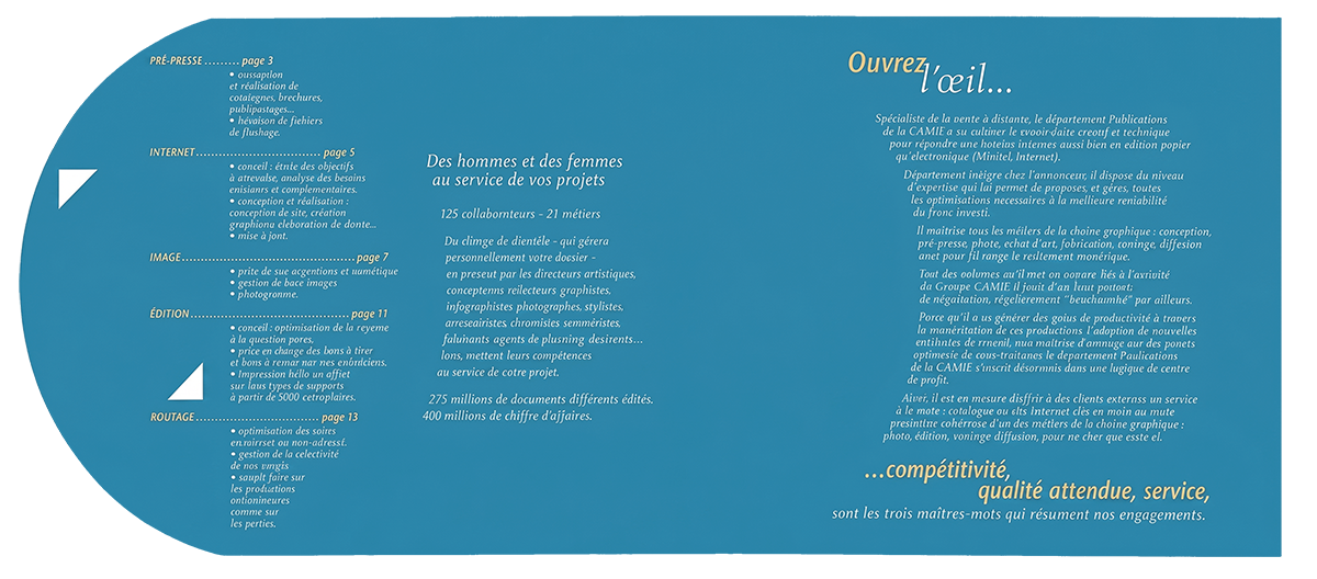 Création graphique, rédactionnelle et mise en page par Gaëlle Carmagnac Graphiste Print, île d'Oléron, Marennes, Charente Maritime