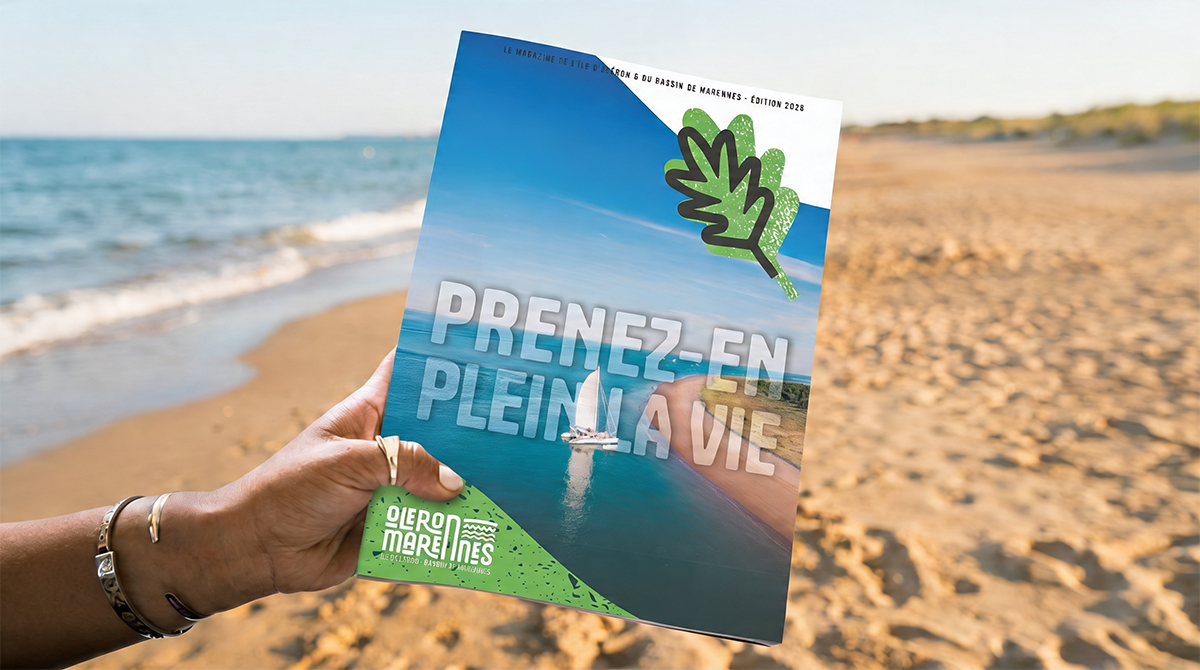Direction artistique, création graphique et mise en page de magazines par Gaëlle Carmagnac Graphiste Print, île d'Oléron, Marennes, Charente Maritime