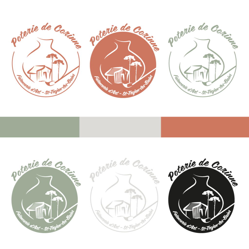 Création graphique identité visuelle par Gaëlle Carmagnac Graphiste Print, Île d'Oléron, Marennes, Charente maritime